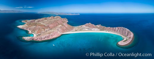 Isla San Francisquito, Aerial View, Sea of Cortez