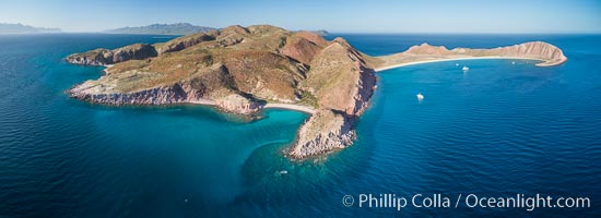 Isla San Francisquito, Aerial View, Sea of Cortez