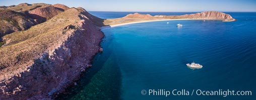 Isla San Francisquito, Aerial View, Sea of Cortez