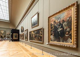 Italian Gallery artwork, Musee du Louvre, Paris, France