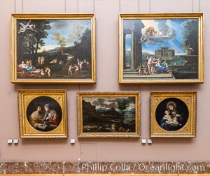 Italian Gallery artwork, Musee du Louvre, Paris, France