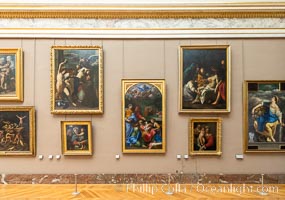 Italian Gallery artwork, Mus�e du Louvre, Musee du Louvre, Paris, France