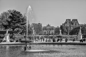 Jardin des Tuileries. The Tuileries Garden is a public garden located between the Louvre Museum and the Place de la Concorde in the 1st arrondissement of Paris. created by Catherine de Medicis as the garden of the Tuileries Palace in 1564