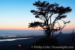 Sunset over the Pacific, Kalaloch Beach, Olympic National Park, Washington