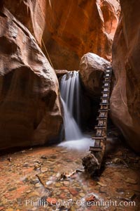 Kanarra Creek Falls in Kanarra Canyon, Utah, Kanarraville