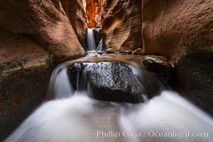 Kanarra Creek Falls in Kanarra Canyon, Utah, Kanarraville