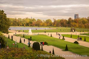 Kensington Park viewed from Kensington Palace, London, United Kingdom