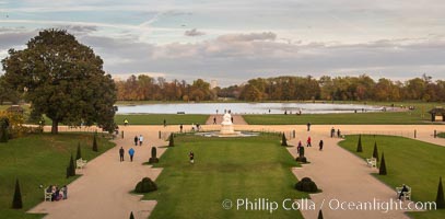 Kensington Park viewed from Kensington Palace, London, United Kingdom