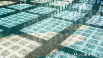 Shadows and light in the Los Angeles Convention Center, south hall