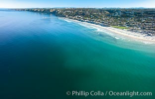 La Jolla Shores Beach and La Jolla Submarine Canyon, aerial photo