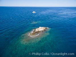 La Reina Lighthouse Reef, Sea of Cortez, aerial photo