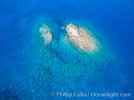 La Reina Lighthouse Reef, Sea of Cortez, aerial photo