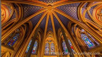 La Sainte-Chapelle, The Holy Chapel, is one of the only surviving buildings of the Capetian royal palace on the Ile de la Cite in the heart of Paris, France. It was commissioned by King Louis IX of France to house his collection of Passion Relics, including the Crown of Thorns - one of the most important relics in medieval Christendom