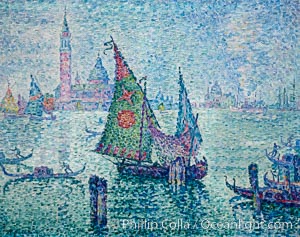 La Voile Verte, 1904, Paul Signac, Musee d'Orsay, Paris, Musee dOrsay