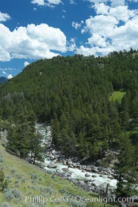 The Lamar River, Lamar Valley, Yellowstone National Park, Wyoming