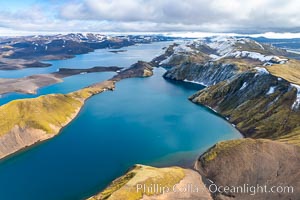 Langisjor Iceland, Aerial View