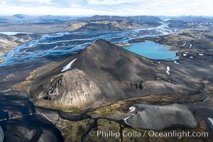 Langisjor Iceland, Aerial View