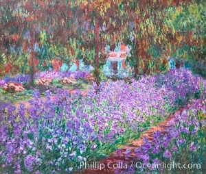 Le Jardin de l'artiste a Giverny, 1900, Claude Monet, Musee d'Orsay, Paris, Musee dOrsay