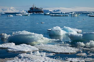 Loose pack ice along the shore of Devil Island