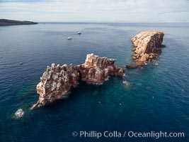 Los Islotes, aerial photo, Sea of Cortez