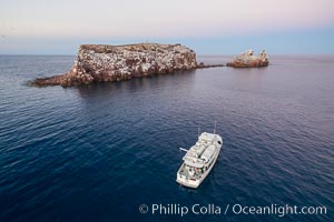 Los Islotes, part of Archipelago Espiritu Santo, Sea of Cortez, Aerial Photo