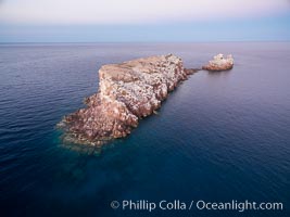 Los Islotes, part of Archipelago Espiritu Santo, Sea of Cortez, Aerial Photo