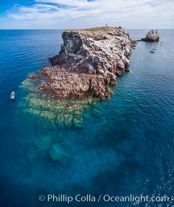 Los Islotes, part of Archipelago Espiritu Santo, Sea of Cortez, Aerial Photo