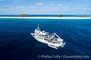 M/V Nautilus Undersea at Clipperton Island.  Clipperton Island, a minor territory of France also known as Ile de la Passion, is a small (2.3 sq mi) but  spectacular coral atoll in the eastern Pacific. By permit HC / 1485 / CAB (France)