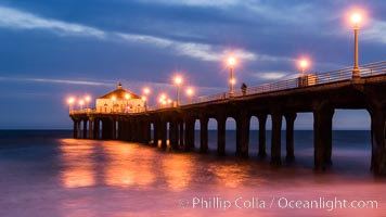 Manhattan Beach Pier at sunset