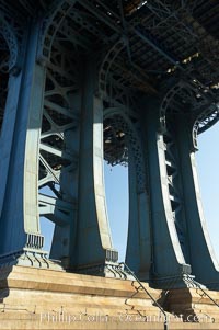 Manhattan Bridge viewed from Brooklyn, New York City