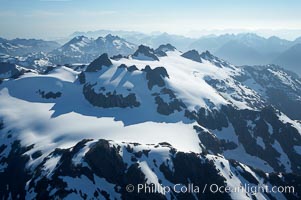 Mariner Mountain, on the west coast of Vancouver Island, British Columbia, Canada, part of Strathcona Provincial Park, located 36 km (22 mi) north of Tofino.  It is 1,771 m (5,810 ft) high, snow covered year-round and home to several glaciers