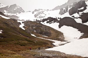 Martial Glacier is a receding cirque glacier, located in the Montes Martial, Fuegian Andes approximately 1050m above sea level and only 4.5km outside of Ushuaia town, is named for Captain Luis Fernando Martial, head of a French expedition, who visited the area in 1883