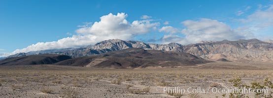 Maturango Peak and Parkinson Peak, and Parrot Point, near Panamint Springs, Death Valley, Death Valley National Park, California