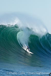 Evan Slater, final round, Mavericks surf contest (fifth place), February 7, 2006, Half Moon Bay, California