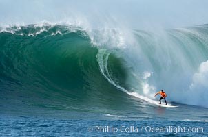 Brock Little, final round, Mavericks surf contest (third place), February 7, 2006, Half Moon Bay, California