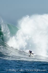 Evan Slater, Mavericks surf contest (fifth place), February 7, 2006, Half Moon Bay, California