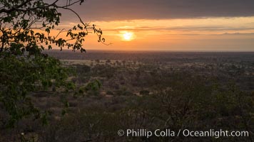 Meru National Park sunrise landscape