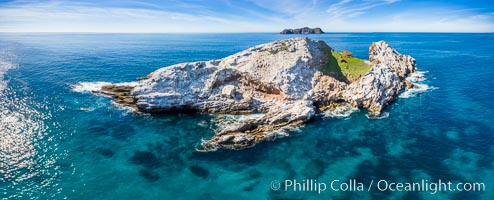 Middle Coronado Island, aerial photo, Coronado Islands (Islas Coronado)