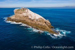 Middle Coronado Island, aerial photo, Coronado Islands (Islas Coronado)