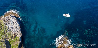 Middle Coronado Island, aerial photo, Coronado Islands (Islas Coronado)