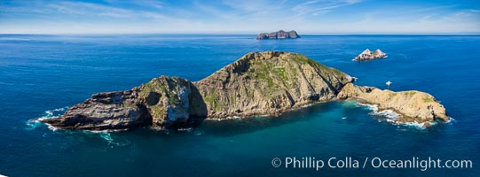 Middle Coronado Island, aerial photo, Coronado Islands (Islas Coronado)