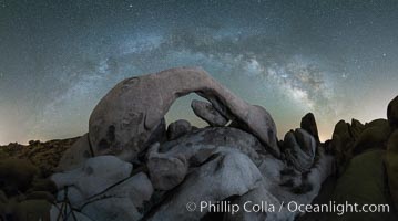 Milky Way over Arch Rock, Joshua Tree National Park