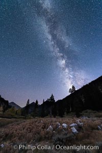 Milky Way over Mineral King Valley, Sequoia National Park