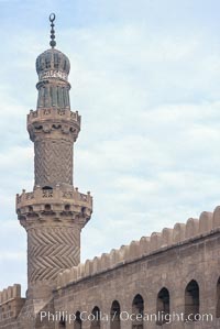 Minaret, Mosque of Al Nasr, Cairo, Egypt