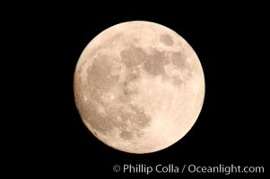 The moon photographed with a digital camera, long telephoto lens and tripod from our backyard