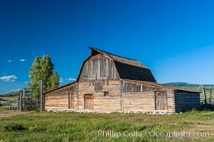 Old barn along Mormon Row, Grand Teton National Park, Wyoming