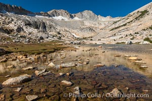 Mount Conness (12,589') over Lower Conness Lake, Hoover Wilderness