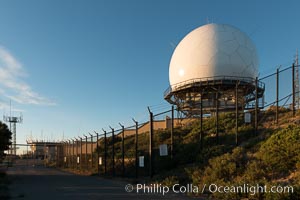 Mount Laguna FAA Radar Site, including ARSR-4 radome (radar dome)