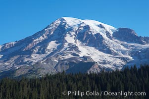 Mount Rainier, southern exposure viewed from Ricksecker Point, Mount Rainier National Park, Washington