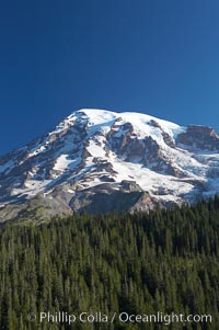 Mount Rainier, southern exposure viewed from Ricksecker Point, Mount Rainier National Park, Washington